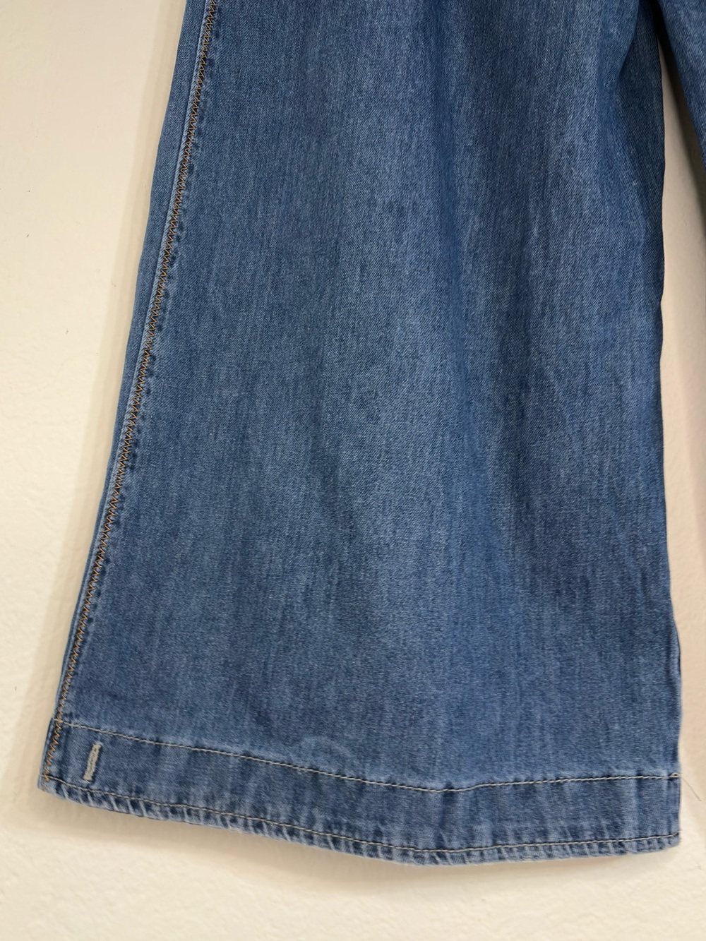 Free People We The Free Lotus Wide Leg Denim Jeans Sz 26 - Picture 12 of 13